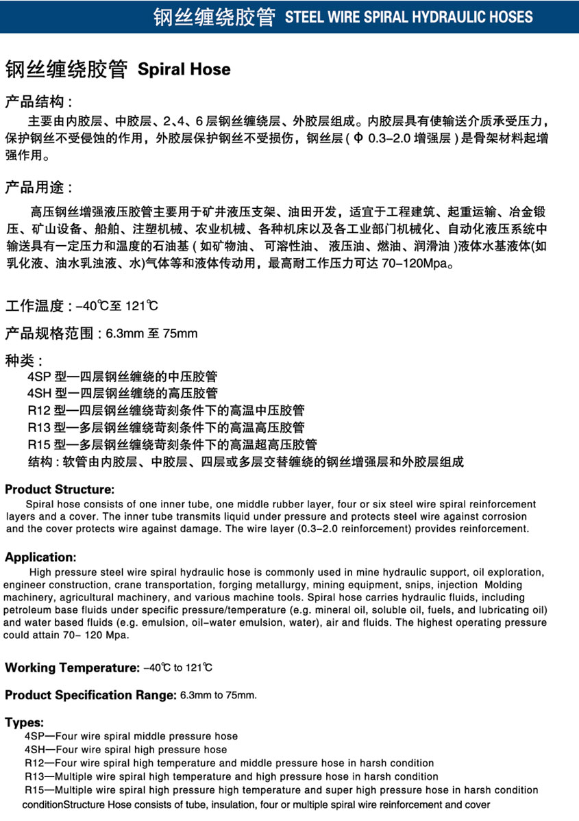 钢丝缠绕胶管